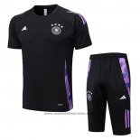 Ensemble Survetement Allemagne Manche Courte 24-25 Noir - Shorts