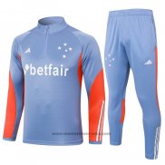 Ensemble Survetement Sweat Cruzeiro 24-25 Gris