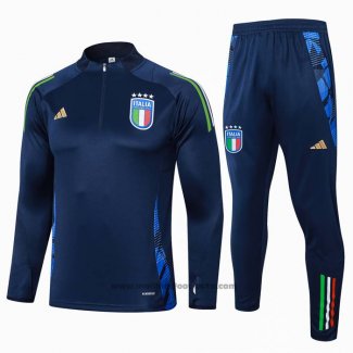 Ensemble Survetement Sweat Italie 24-25 Bleu