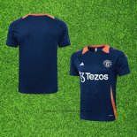 Maillot Entrainement Manchester United 24-25 Bleu