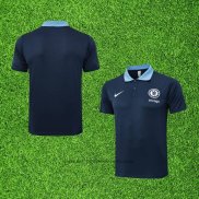 Maillot Polo Chelsea 24-25 Bleu