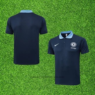 Maillot Polo Chelsea 24-25 Bleu