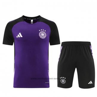 Ensemble Survetement Allemagne Manche Courte 24-25 Purpura - Shorts