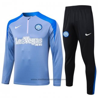 Ensemble Survetement Sweat Inter Milan 24-25 Bleu