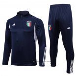 Ensemble Survetement Sweat Italie 23-24 Bleu