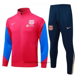 Ensemble Survetement Veste FC Barcelone 24-25 Rouge