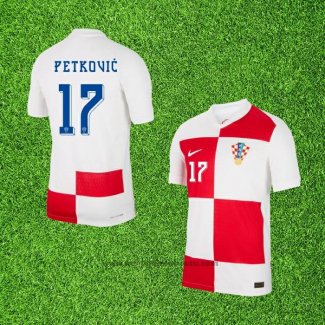 Maillot Croatie Joueur Petkovic Domicile 2024