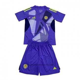 Maillot Ecosse Gardien Enfant 2024 Bleu