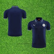 Maillot Polo Manchester City 2022-2023 Bleu Marino