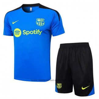 Ensemble Survetement FC Barcelone Manche Courte 24-25 Bleu - Shorts