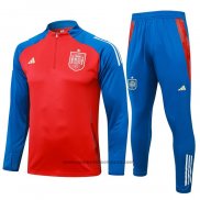 Ensemble Survetement Sweat Espagne 24-25 Rouge