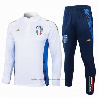 Ensemble Survetement Sweat Italie 24-25 Blanc