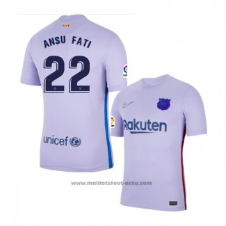 Maillot FC Barcelone Joueur Ansu Fati Exterieur 2021-2022