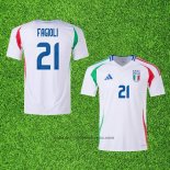 Maillot Italie Joueur Fagioli Exterieur 24-25