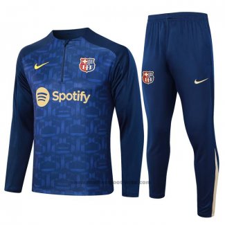 Ensemble Survetement Sweat FC Barcelone 24-25 Bleu