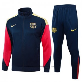 Ensemble Survetement Veste FC Barcelone 24-25 Bleu