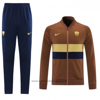 Ensemble Survetement Veste Pumas Unam 2021-2022 Brown