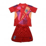 Maillot Italie Gardien Enfant 24-25 Rouge