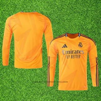 Maillot Real Madrid Exterieur Manches Longues 24-25