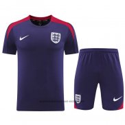 Ensemble Survetement Angleterre Manche Courte 24-25 Purpura - Shorts