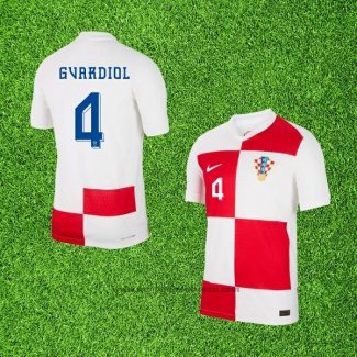 Maillot Croatie Joueur Gvardiol Domicile 2024