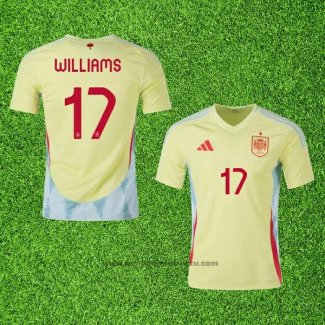 Maillot Espagne Joueur Williams Exterieur 2024