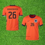 Maillot Pays-bas Joueur Gravenberch Domicile 24-25