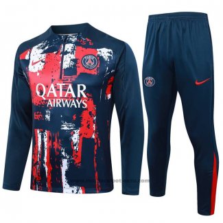 Ensemble Survetement Sweat Paris Saint-Germain Enfant 24-25 Bleu