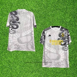 Thailande Maillot Real Madrid Dragon 24-25 Gris