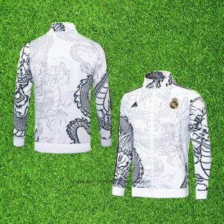 Veste Real Madrid Dragon 24-25 Blanc