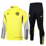 Ensemble Survetement Sweat Flamengo 24-25 Jaune