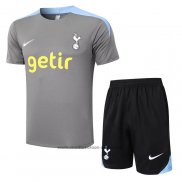 Ensemble Survetement Tottenham Hotspur Manche Courte 24-25 Gris - Shorts