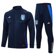 Ensemble Survetement Veste Italie 24-25 Bleu