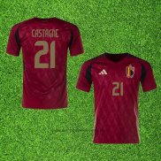 Maillot Belgique Joueur Castagne Domicile 2024