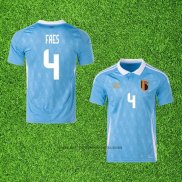 Maillot Belgique Joueur Faes Exterieur 2024