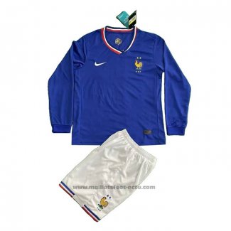 Maillot France Domicile Manches Longues Enfant 2024