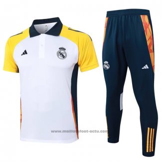 Conjunto Polo Real Madrid 24-25 Blanc