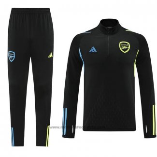 Ensemble Survetement Sweat Arsenal 2023-2024 Noir