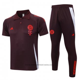 Conjunto Polo Bayern Munich 24-25 Rouge