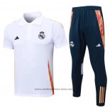 Conjunto Polo Real Madrid 24-25 Blanc