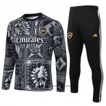 Ensemble Survetement Sweat Arsenal 2024 Noir