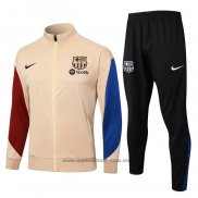 Ensemble Survetement Veste FC Barcelone 24-25 Jaune