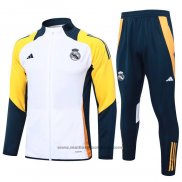 Ensemble Survetement Veste Real Madrid 24-25 Blanc