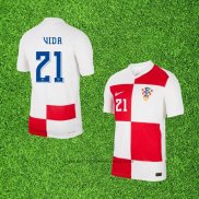 Maillot Croatie Joueur Vida Domicile 2024