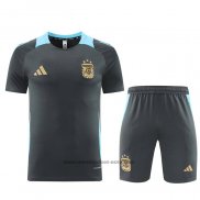 Ensemble Survetement Argentine Manche Courte 24-25 Gris - Shorts