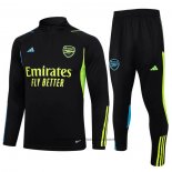 Ensemble Survetement Sweat Arsenal 2023-24 Noir