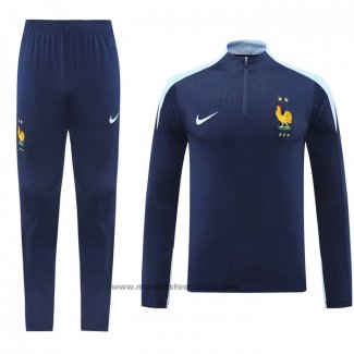 Ensemble Survetement Sweat France 24-25 Bleu