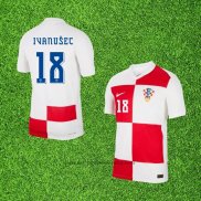 Maillot Croatie Joueur Ivanusec Domicile 2024