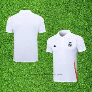 Maillot Polo Real Madrid 24-25 Blanc