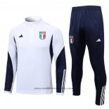 Ensemble Survetement Sweat Italie 23-24 Blanc